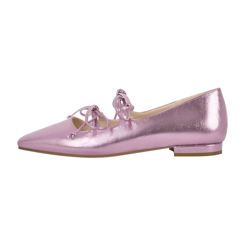 Women Flats Square Toe Mary Jane Strap Retro Elegant Big Size Daily Shoes