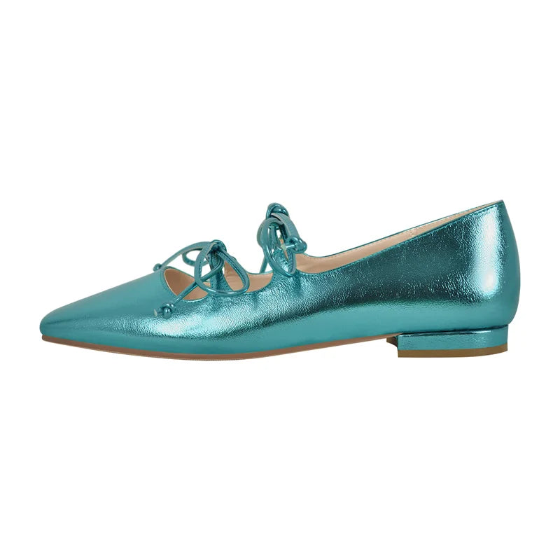 Women Flats Square Toe Mary Jane Strap Retro Elegant Big Size Daily Shoes