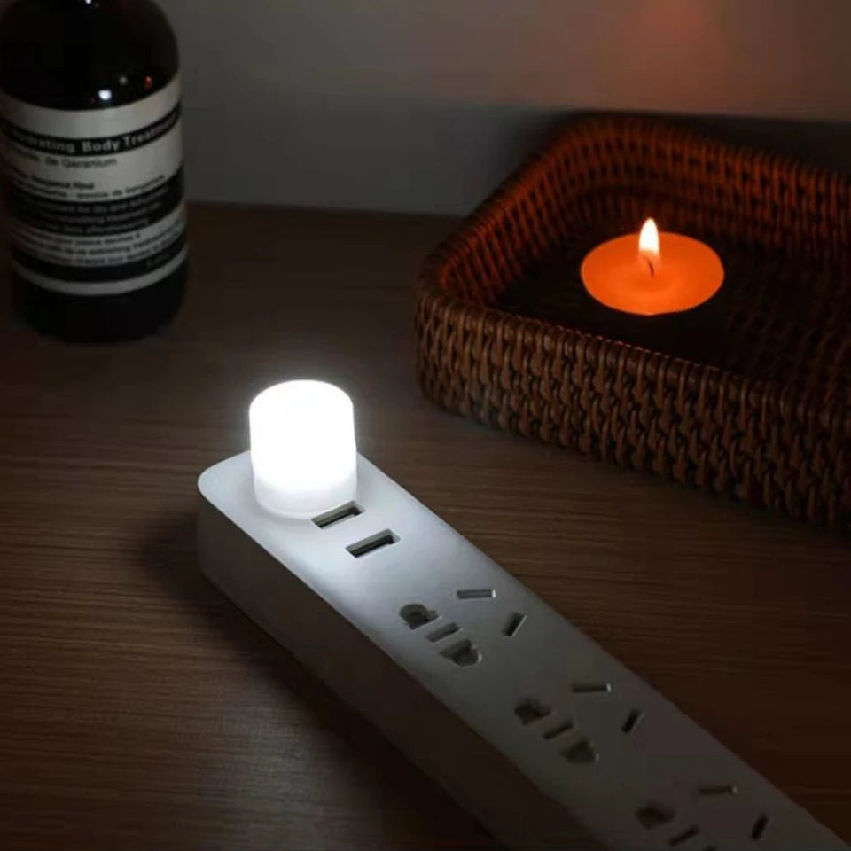 USB Light Plug In Lamp LED USB Book Light Eye Protection Reading Light Desk Lamps For Power Bank PC Laptop Notebook Night Light