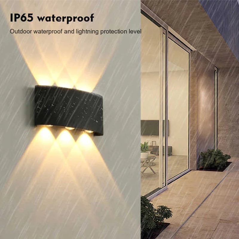Aluminium LED wandlamp waterdicht IP65 buitenverlichting voor in de tuin 8W 12W binnenwandlamp voor slaapkamer woonkamer trapverlichting