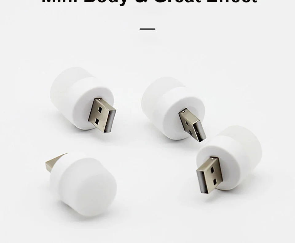USB Light Plug In Lamp LED USB Book Light Eye Protection Reading Light Desk Lamps For Power Bank PC Laptop Notebook Night Light