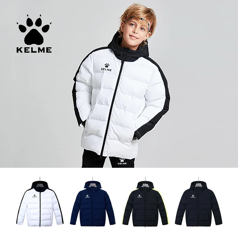 Kids Cotton Clothing Winter Long Jacket Sports Hooded Outwear Baby Children Windproof Warm Outdoor Cotton Coat 3883405
