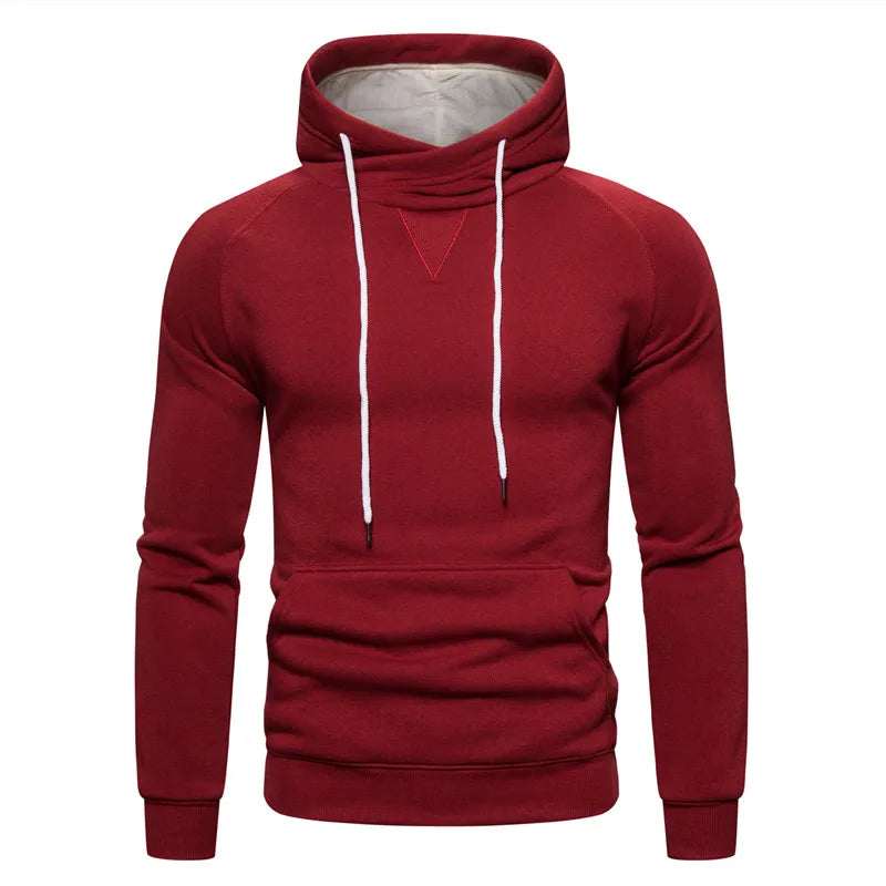 2021 neue Herbst Winter Baumwolle Hoodied Herren Sweatshirts Solide Hoody Fleece Dicken Hoodies Männer Sportswear Zipper Sweatshirts Männer