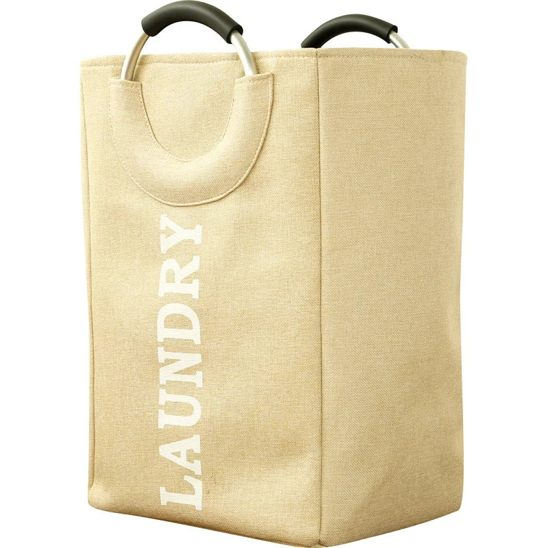 Portable Folding Laundry Basket Big Capacity Handle Waterproof Large Linen Storage Basket Kids Toys Dirty Clothing Orgnizer Bin