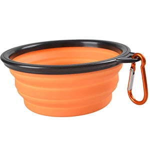 350/1000ml Grote opvouwbare siliconen voerbak voor buiten, draagbare waterbak voor honden, puppyvoer, opvouwbare voerbak voor huisdieren, speelgoed