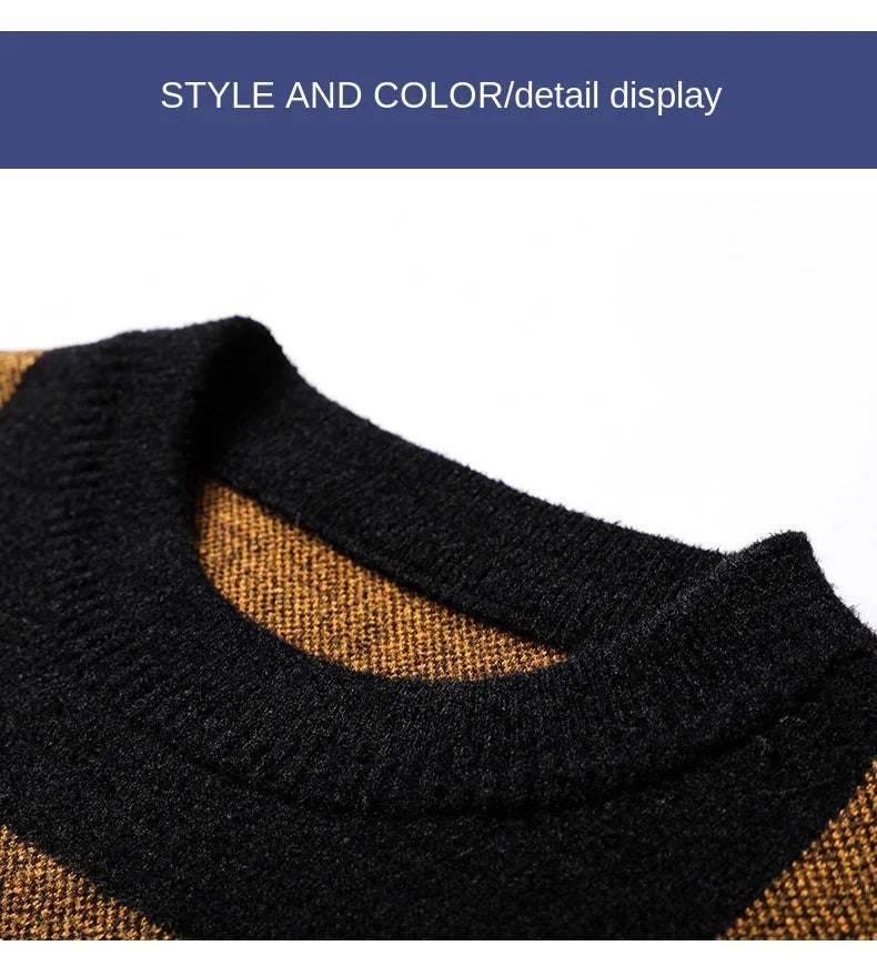 Men's Top Grade Fashion Designer Brand, Luxury Street Wear Knitted Pullover, Lettered Sweater, Autumn and Winter Male Casual Jumper