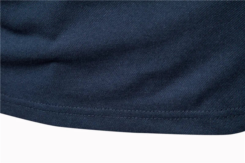 Men's Cotton Polos Giraffe Embroidery Short Sleeve Polo Shirts for Men High Quality Brand Design Polos Men Clothing