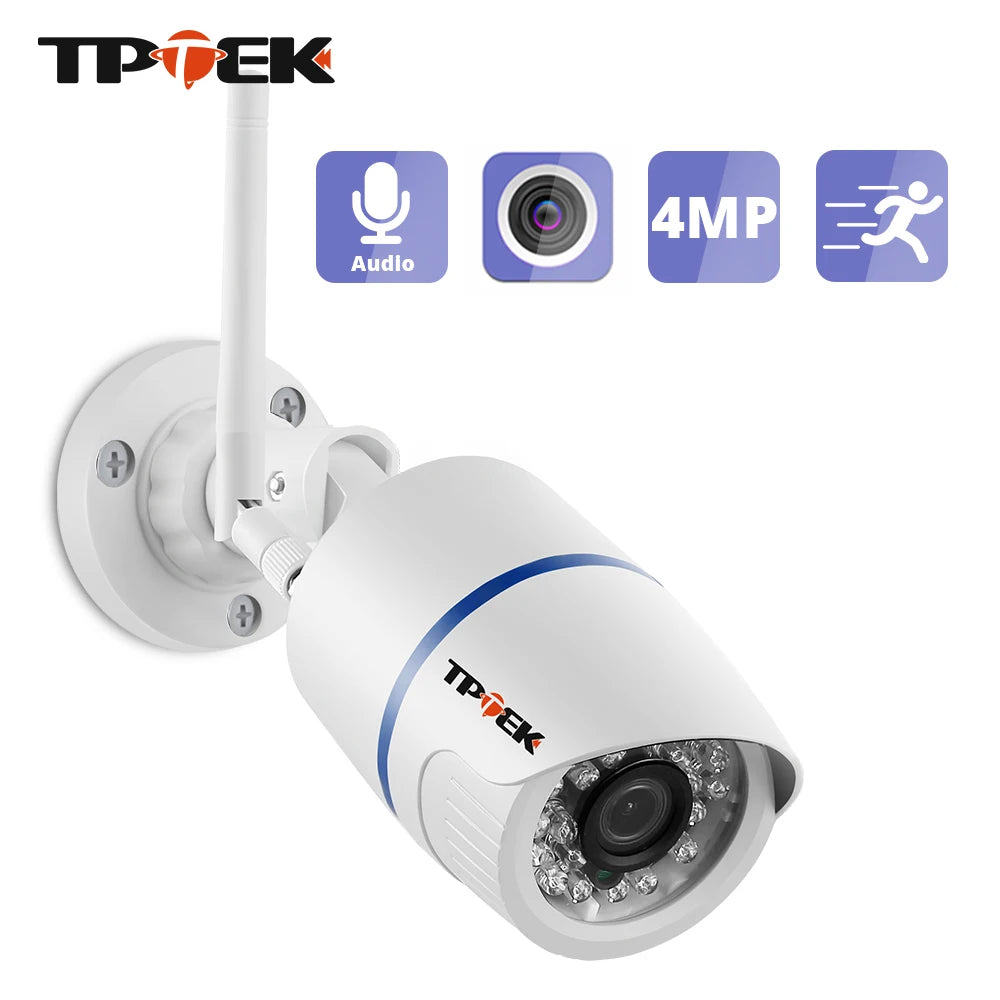 4MP 1080P IP-camera Buiten WiFi Beveiligingscamera voor Thuis Draadloze Bewaking Wi-Fi Bullet Waterdichte IP Video HD Camera CamHi Cam