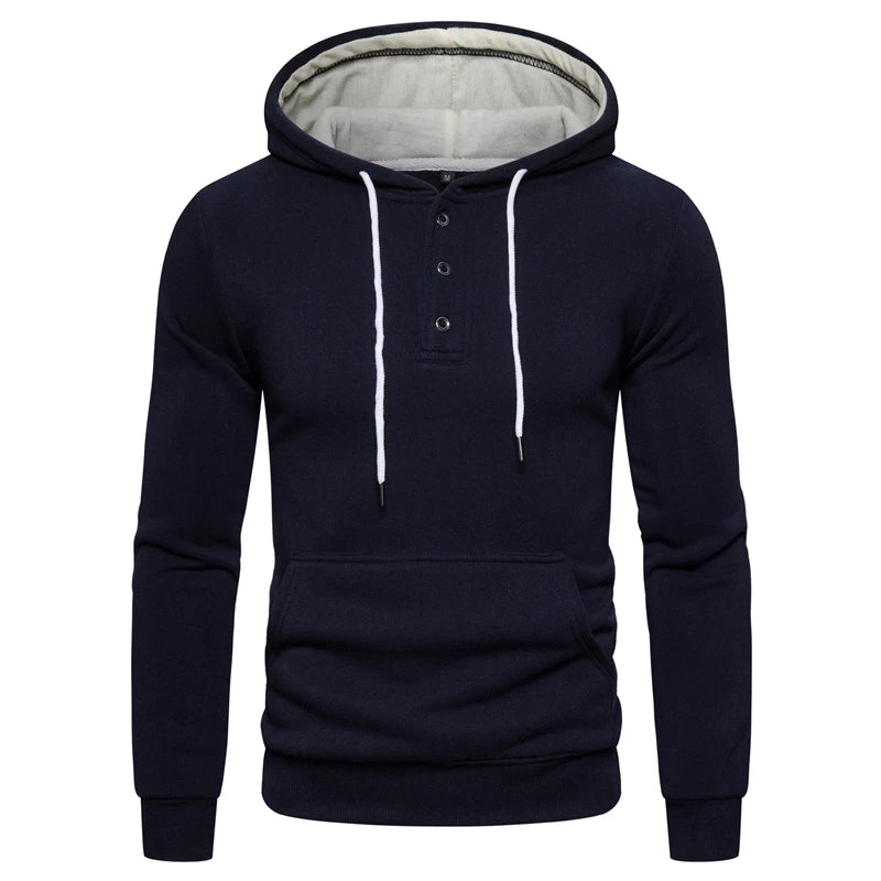 2021 neue Herbst Winter Baumwolle Hoodied Herren Sweatshirts Solide Hoody Fleece Dicken Hoodies Männer Sportswear Zipper Sweatshirts Männer