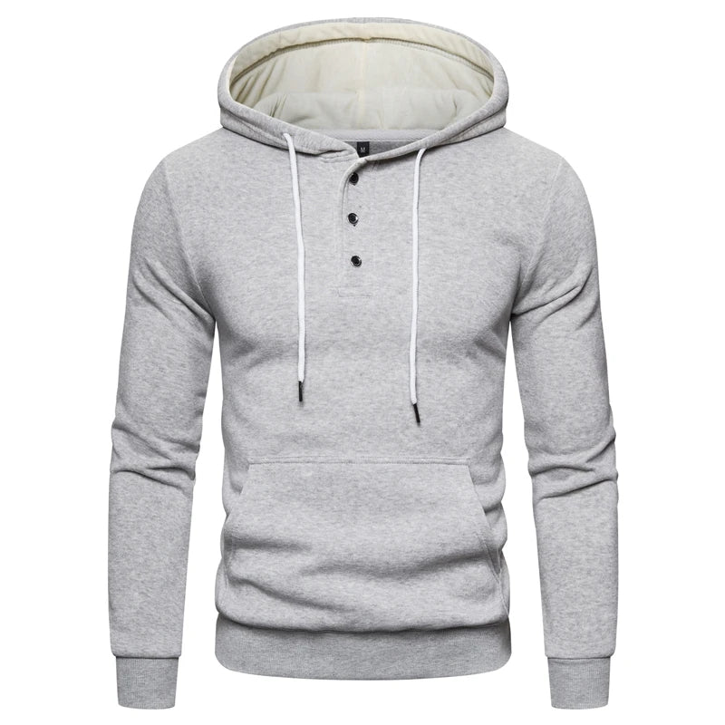 2021 neue Herbst Winter Baumwolle Hoodied Herren Sweatshirts Solide Hoody Fleece Dicken Hoodies Männer Sportswear Zipper Sweatshirts Männer