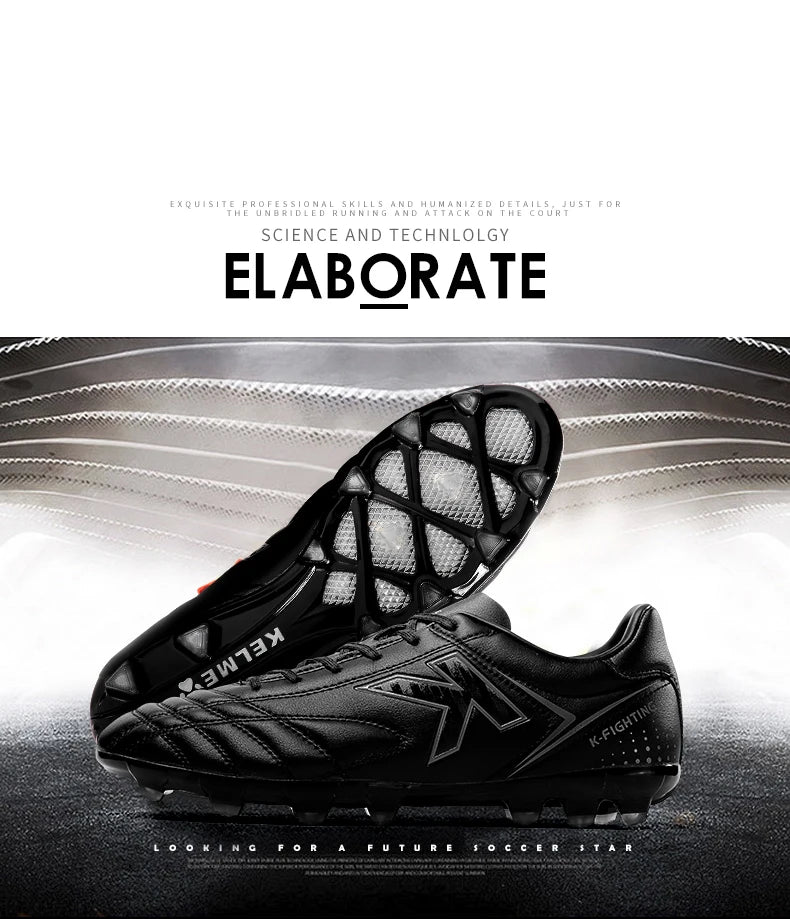 Football Shoes AG Cleats Men Adult Game Training AG Rubber Boots High Cleats Sneakers Professional 6871001
