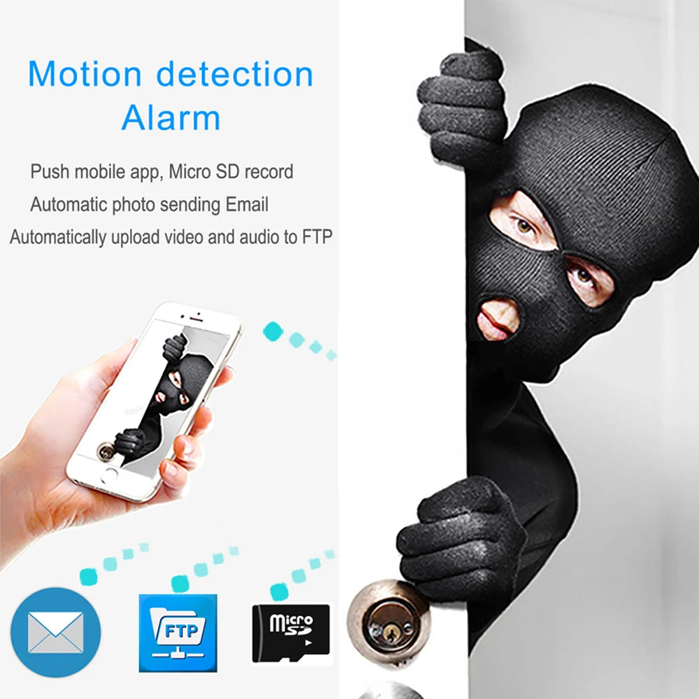 JIENUO 5MP Wifi Camera IP Outdoor Waterproof Wireless NightVision Onvif 1080P Audio Security Surveillance HD 2mp Home Cam CamHi