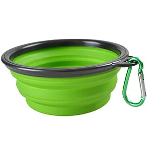 350/1000ml Grote opvouwbare siliconen voerbak voor buiten, draagbare waterbak voor honden, puppyvoer, opvouwbare voerbak voor huisdieren, speelgoed
