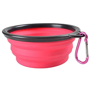 350/1000ml Grote opvouwbare siliconen voerbak voor buiten, draagbare waterbak voor honden, puppyvoer, opvouwbare voerbak voor huisdieren, speelgoed