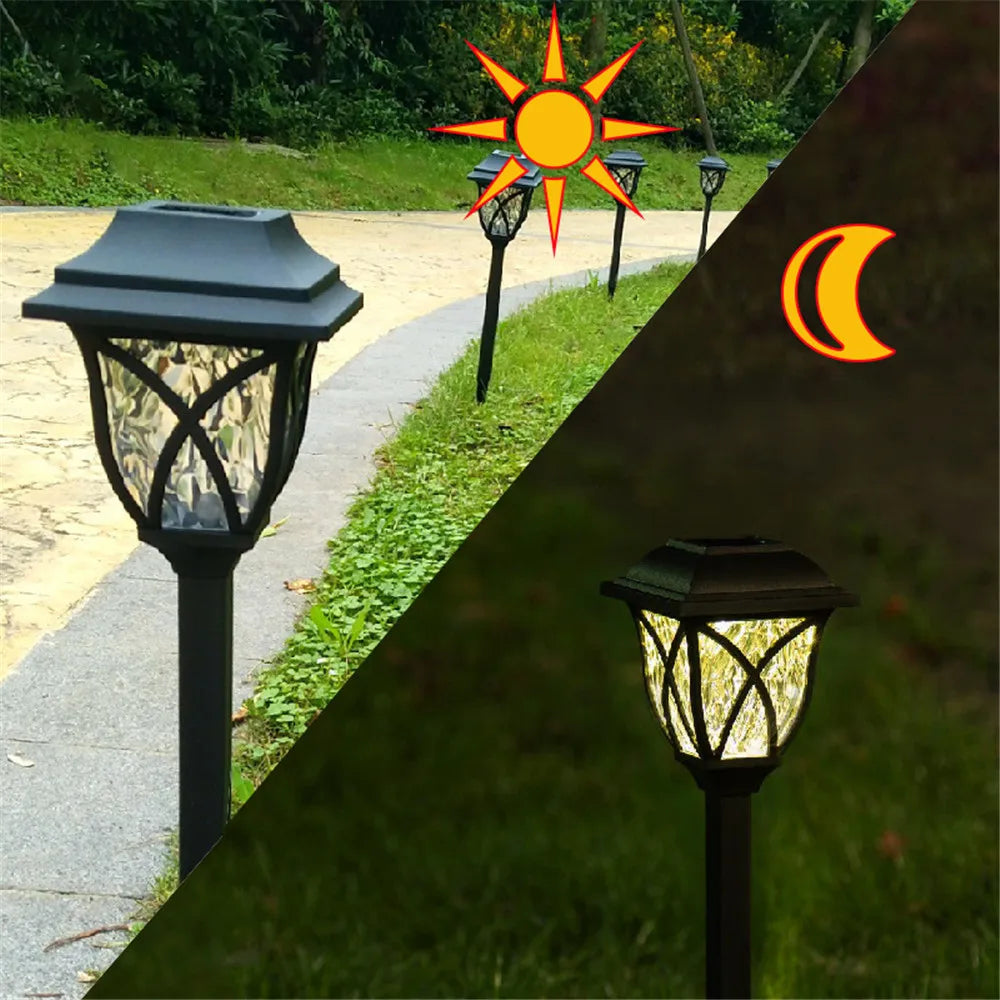 2 stuks Solar Led-verlichting voor buiten, waterdicht, plug-in in de grond, gazonlampen, padverlichting, tuin, patio, tuindecoratie