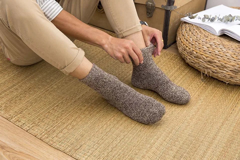 5 Paar Wintersocken aus Merinowolle für Herren, superdick, warm, hochwertig, Harajuku, Retro, Schnee, lässig, Frostschutzsocken