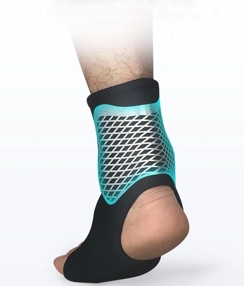 1 stuks neopreen sport enkelbrace voor mannen en vrouwen, compressie vaste Jiont enkelondersteuningsbeschermer, sok om pijn te verlichten, wandelen, sportschool