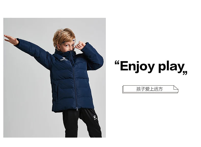 Kids Cotton Clothing Winter Long Jacket Sports Hooded Outwear Baby Children Windproof Warm Outdoor Cotton Coat 3883405