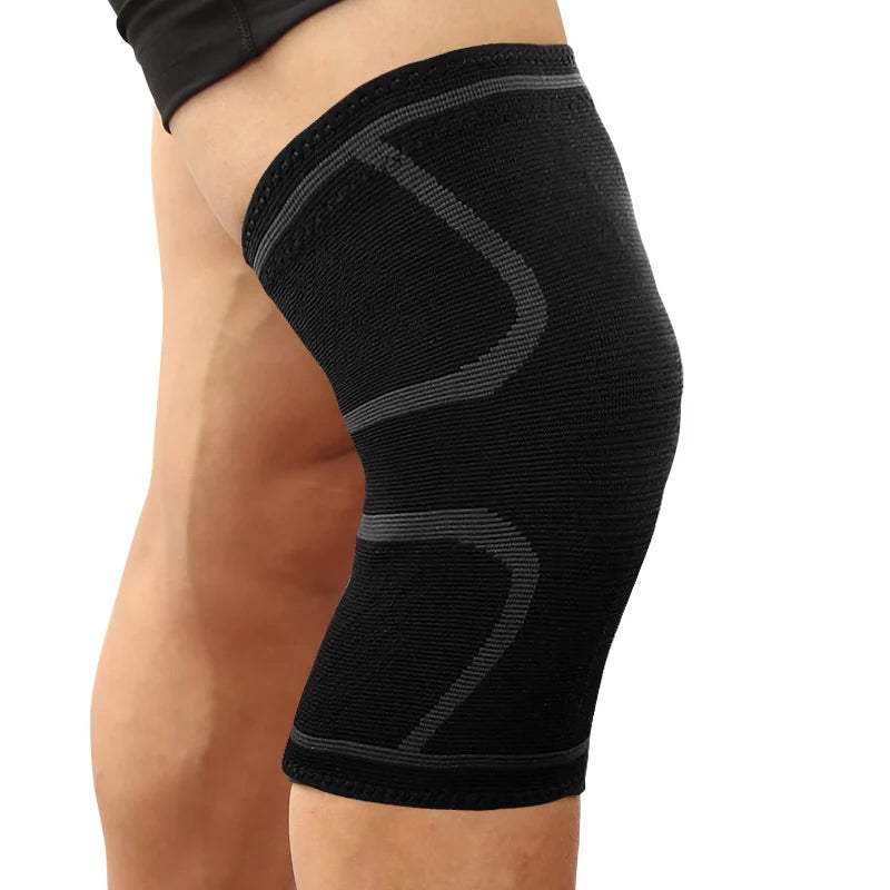 1 STUKS Fitness Hardlopen Fietsen Knie Ondersteuning Braces Elastische Nylon Sport Compressie Kniebeschermer Mouw voor Basketbal Volleybal