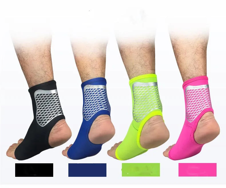 1 stuks neopreen sport enkelbrace voor mannen en vrouwen, compressie vaste Jiont enkelondersteuningsbeschermer, sok om pijn te verlichten, wandelen, sportschool