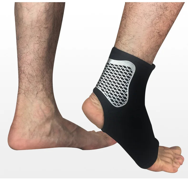 1 stuks neopreen sport enkelbrace voor mannen en vrouwen, compressie vaste Jiont enkelondersteuningsbeschermer, sok om pijn te verlichten, wandelen, sportschool
