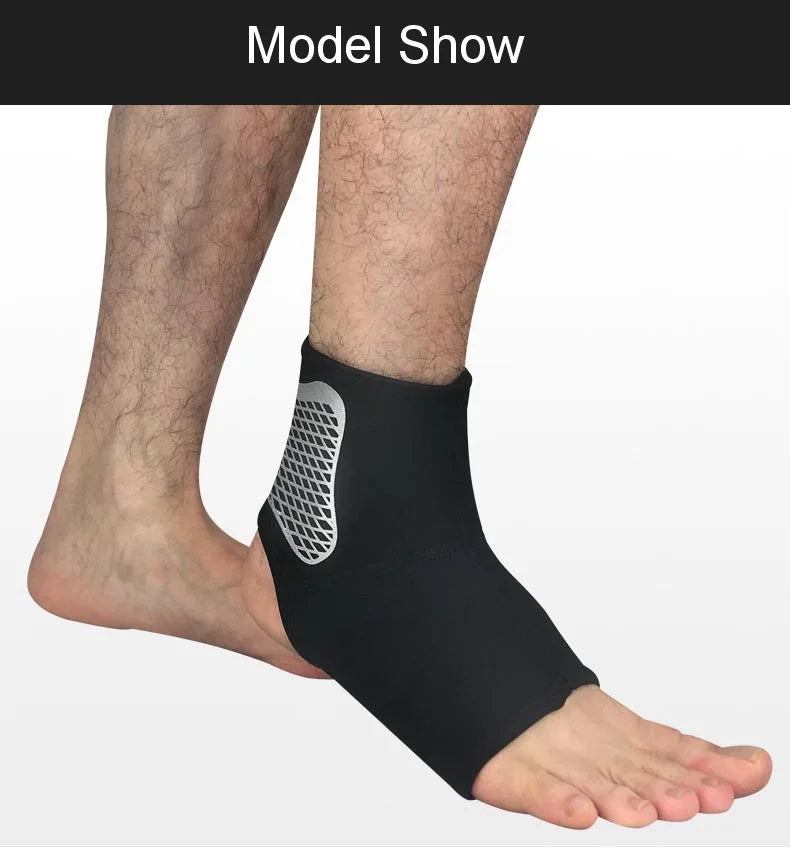 1 stuks neopreen sport enkelbrace voor mannen en vrouwen, compressie vaste Jiont enkelondersteuningsbeschermer, sok om pijn te verlichten, wandelen, sportschool