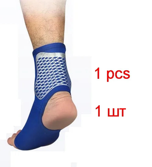 1 stuks neopreen sport enkelbrace voor mannen en vrouwen, compressie vaste Jiont enkelondersteuningsbeschermer, sok om pijn te verlichten, wandelen, sportschool