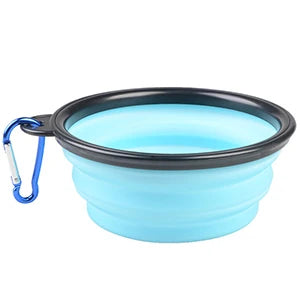 350/1000ml Grote opvouwbare siliconen voerbak voor buiten, draagbare waterbak voor honden, puppyvoer, opvouwbare voerbak voor huisdieren, speelgoed