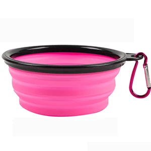 350/1000ml Grote opvouwbare siliconen voerbak voor buiten, draagbare waterbak voor honden, puppyvoer, opvouwbare voerbak voor huisdieren, speelgoed