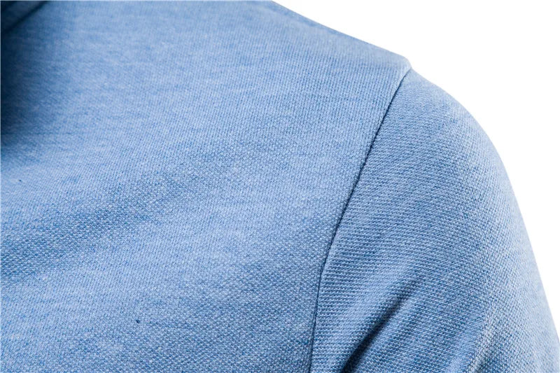 Men's Cotton Polos Solid Colour Classic Polo Shirt Men Short Sleeve Top Quality Casual, Business, & Social Polo Shirt