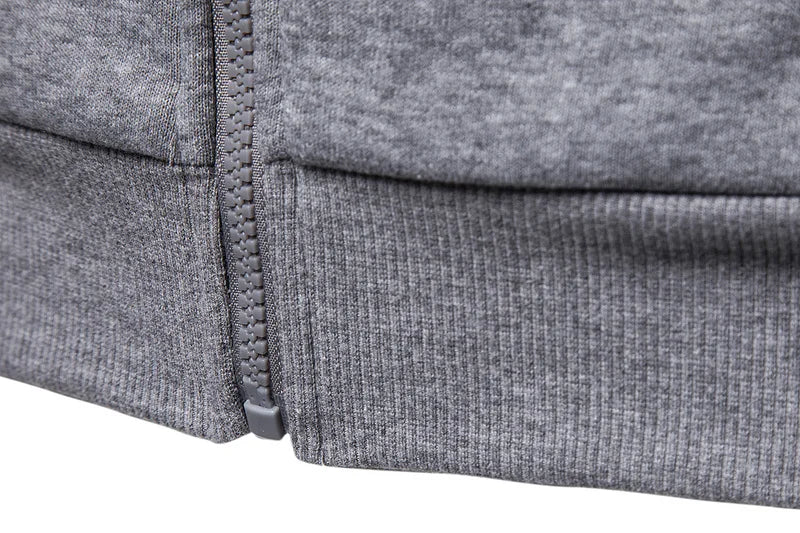 2021 neue Herbst Winter Baumwolle Hoodied Herren Sweatshirts Solide Hoody Fleece Dicken Hoodies Männer Sportswear Zipper Sweatshirts Männer