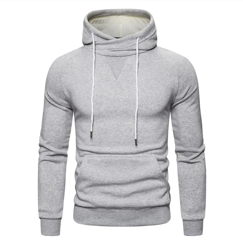2021 neue Herbst Winter Baumwolle Hoodied Herren Sweatshirts Solide Hoody Fleece Dicken Hoodies Männer Sportswear Zipper Sweatshirts Männer