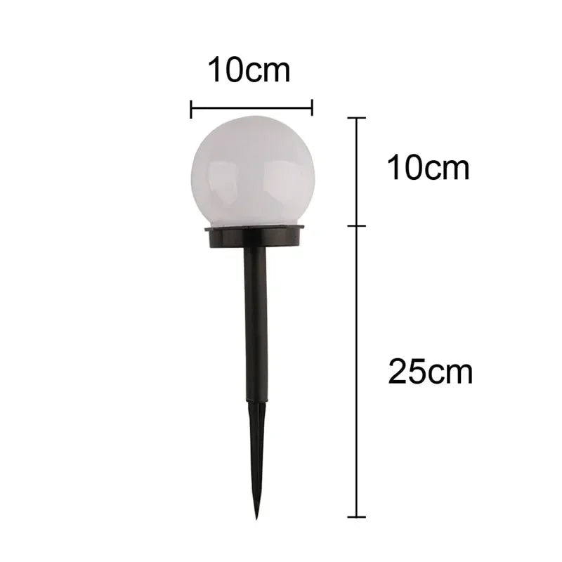 1/3/9PC Solar Powered LED Bulb Lamp Energy Light Waterproof Outdoor Garden Light Street Solar Panel Ball Lights Lawn Yard Lamp