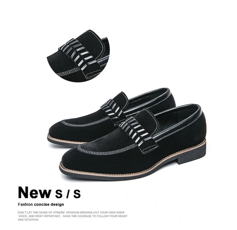 Formal Dress Oxford Shoes Men Green Suede Leather Male Business Formal Suit Shoes Over Size 38-48 Adult Leisure Walking Shoes