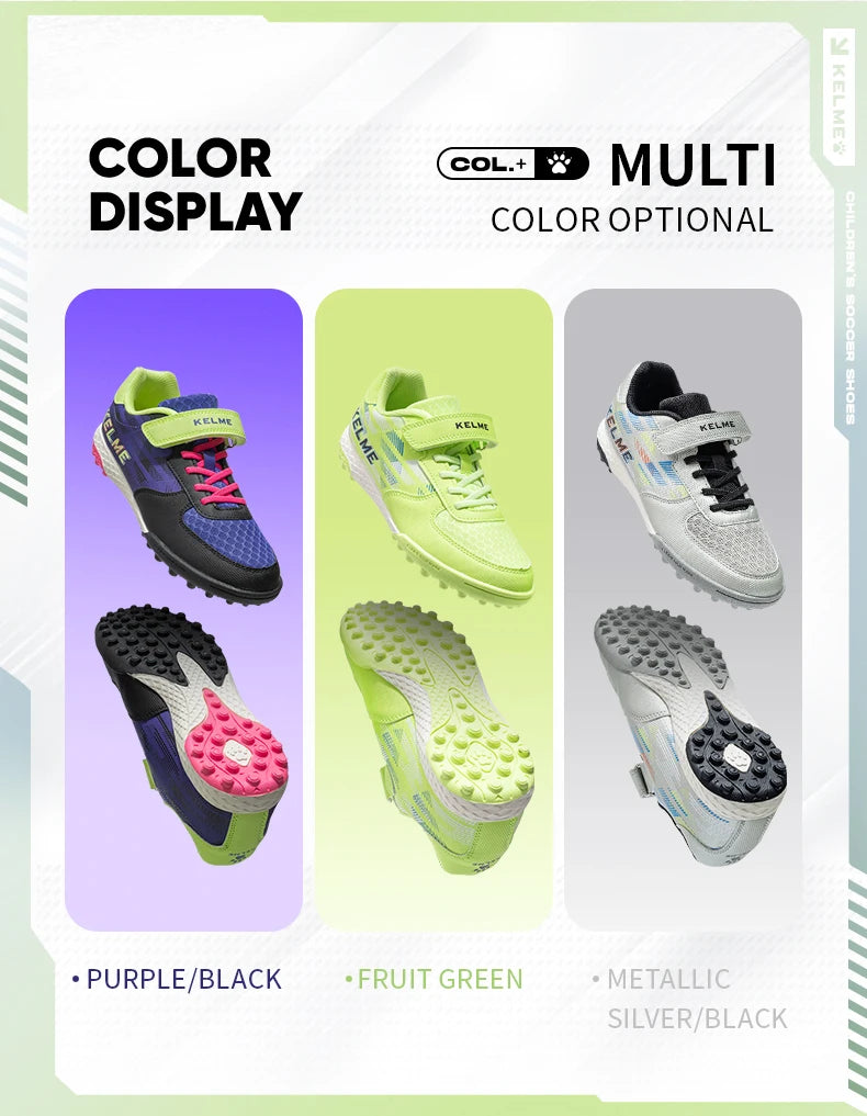 Children's Football Boot Boys And Girls TF Soccer Shoes Artificial Grass Anti-Slippery Youth AG Sports Training Shoes