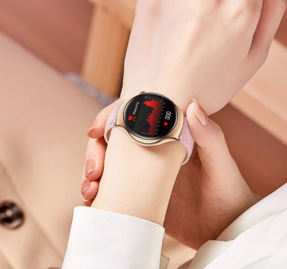 2025 Nieuwe damesmode smartwatch AMOLED HD-scherm GPS Sport hartslag Bluetooth-oproep Waterdicht outdoor smartwatch voor vrouwen