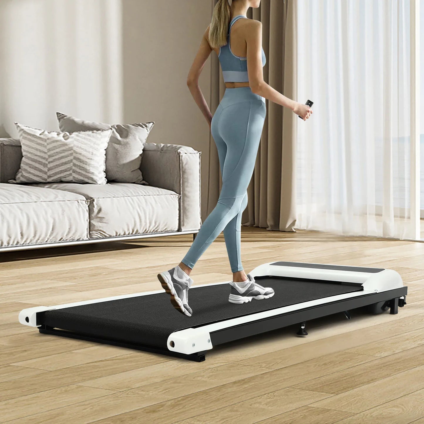 Walking Pad Treadmill for home - 750W Under Desk Treadmill -1.5HP Walking Running Machine, Max. Load-bearing Capacity 150 kg