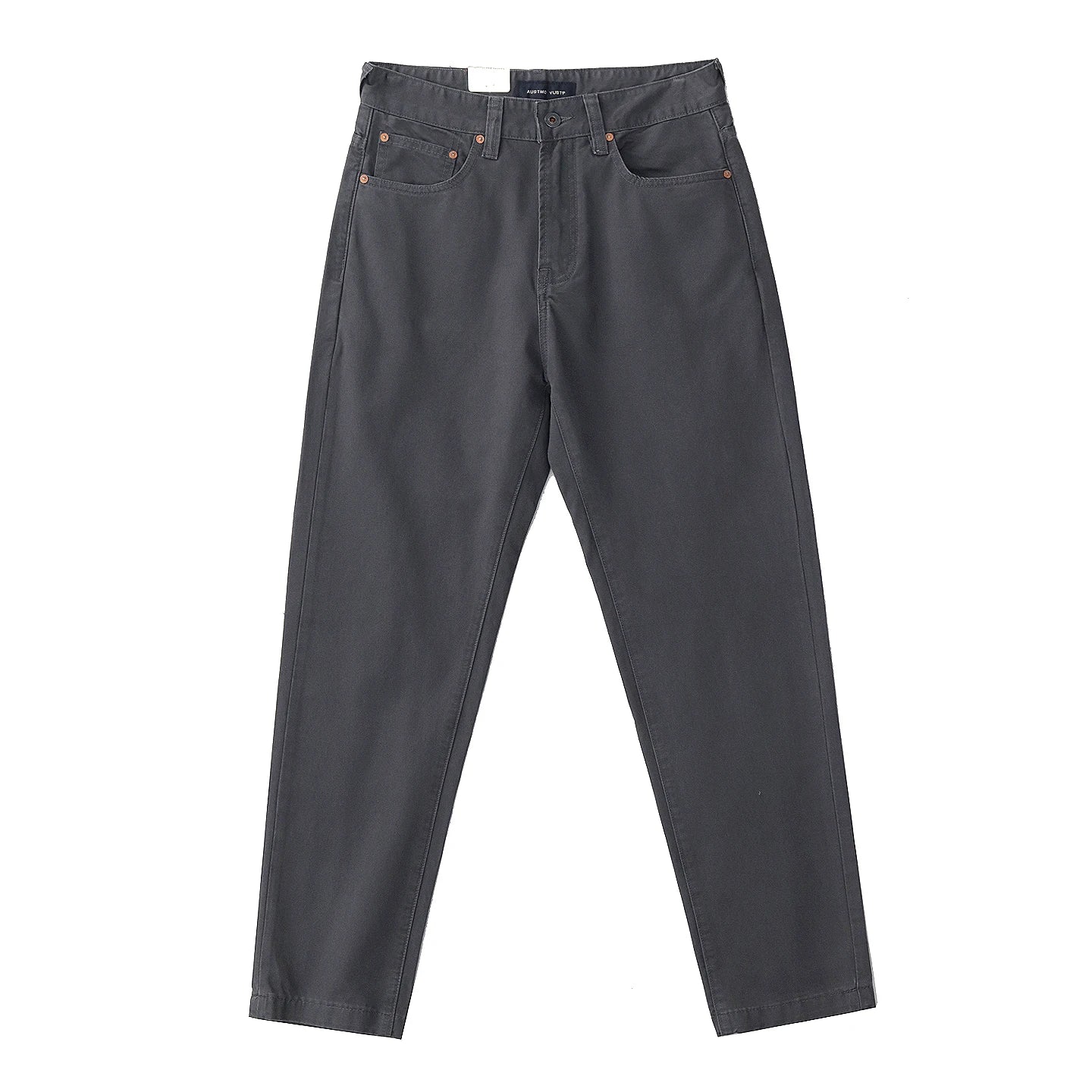 2025 Spring and Autumn New American Retro Woven Twill Cargo Pants Men's Simple 100% Cotton Washed Old Straight Casual Trousers