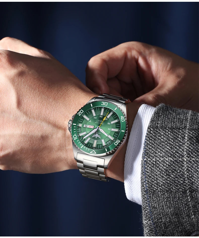 Yelang V1032 Automatic Movement Men Watch 300m 30Bar Waterproof Dive Watches for Man Luminous 44MM V1032