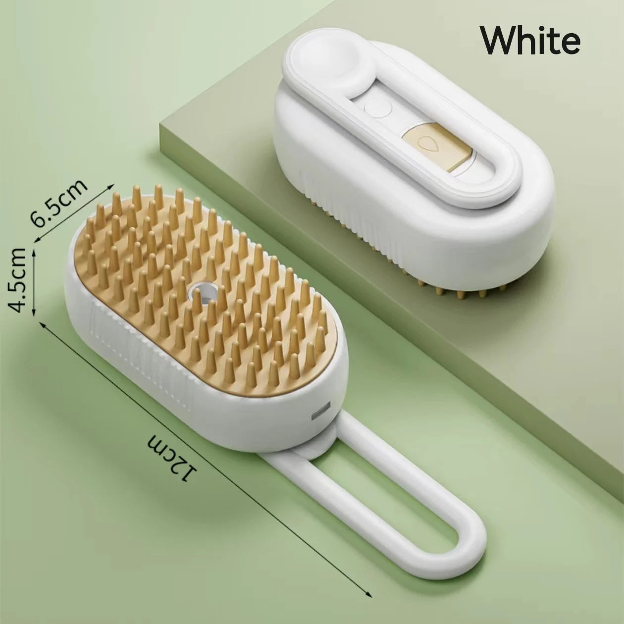 3-in-1 Hondenhaarborstel Kattenhaarborstel Elektrische Huisdierreinigingsborstel Stoomsprayborstel Massage Ontharingskam Anti-vliegborstel