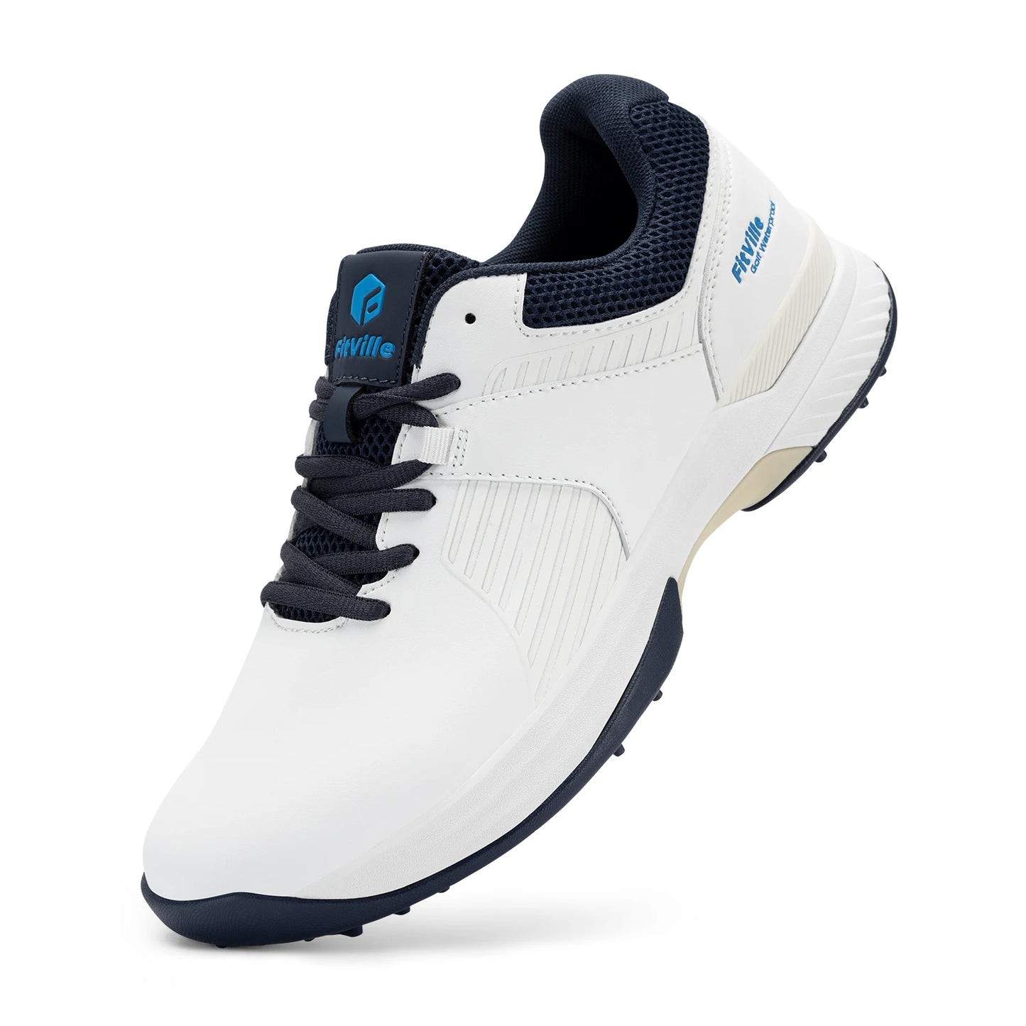 Men's Golf Shoes Non-Slip Wear-Resistant Comfortable Professional Sports Sneakers for Swollen Feet Relieves Toe Pain
