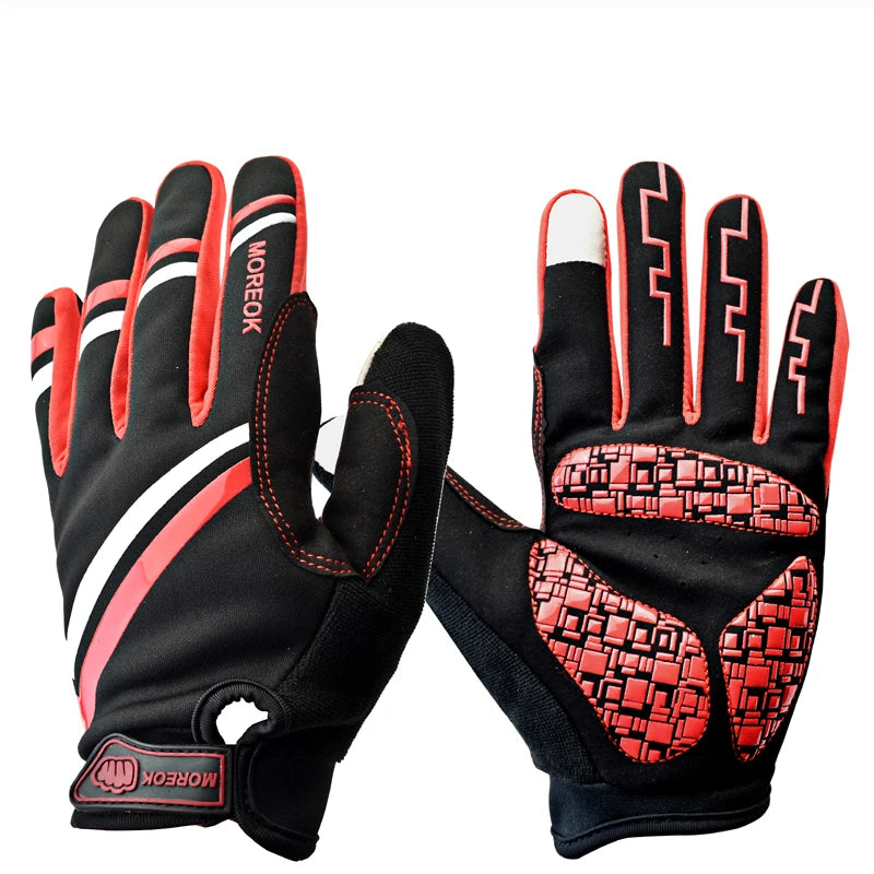Winter Full Finger Cycling Gloves Warm Fleece Bicycle Road Mountain Bike MTB Sports Touch Screen Gel Gloves for Women Men