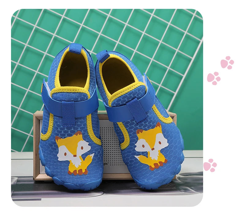 Kids Wide Toe Beach Shoes Lightweight Breathable Non Slip Rubber Sole with Durable Construction for Long Lasting Use