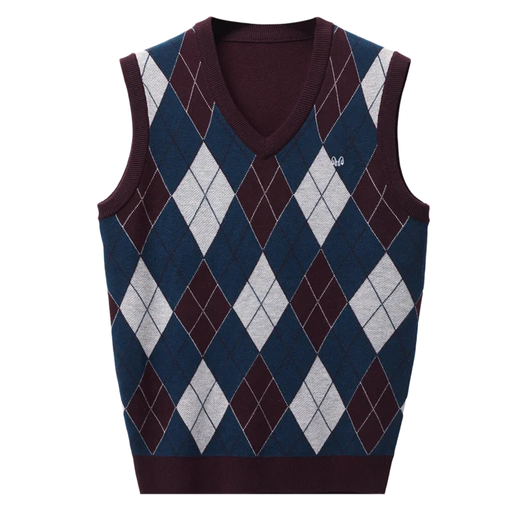 Unisex Autumn and Winter Warm Vest, Stylish Slim-Fit V-neck Sweater Stretch Suitable For Students S-3XL