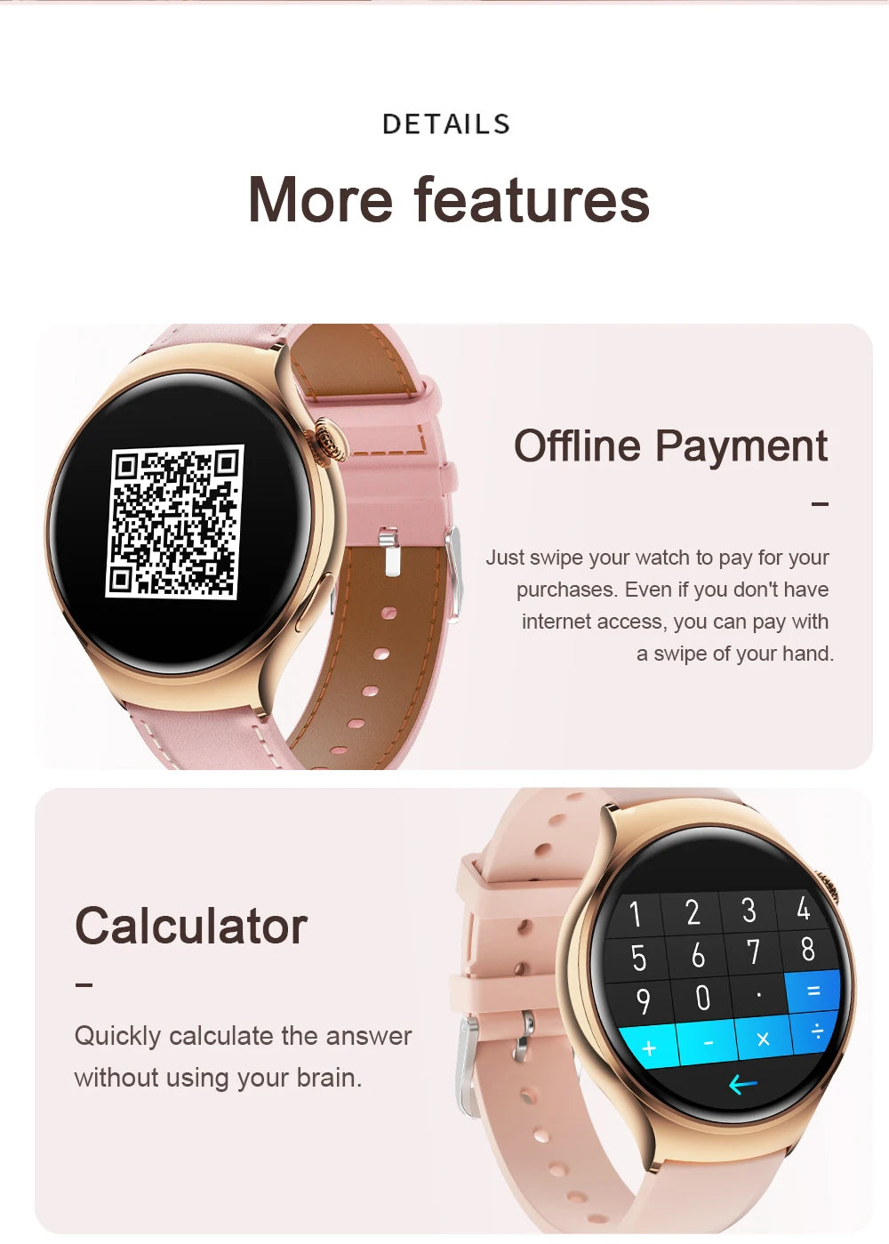 2025 Nieuwe damesmode smartwatch AMOLED HD-scherm GPS Sport hartslag Bluetooth-oproep Waterdicht outdoor smartwatch voor vrouwen
