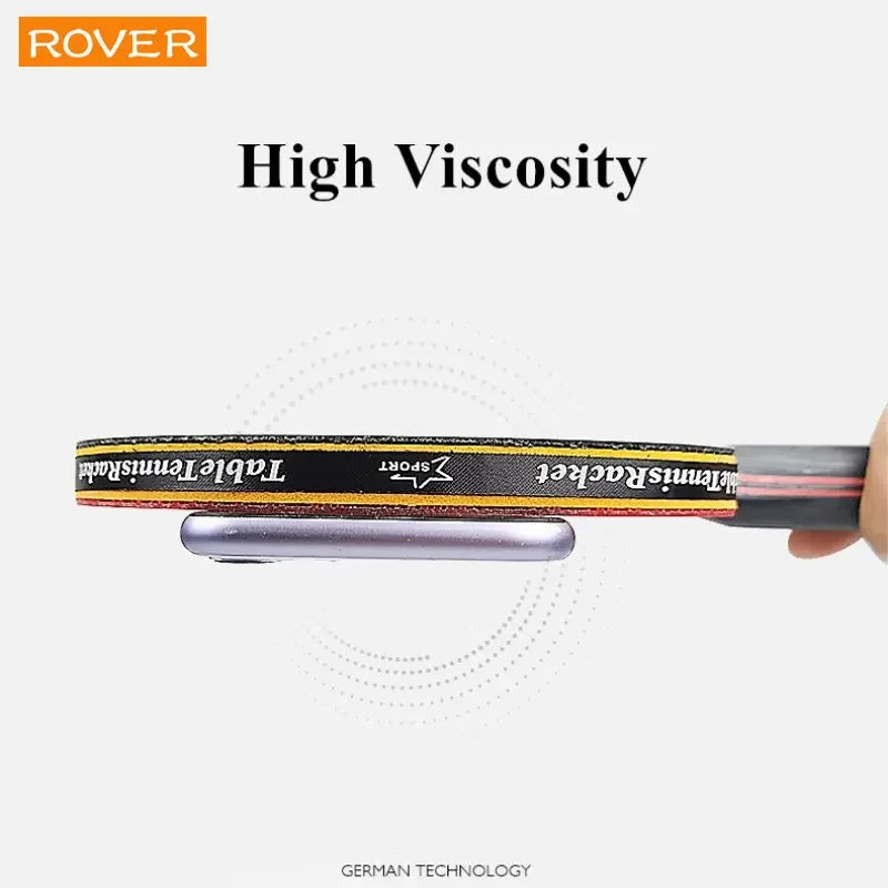 5/6 Star Tafeltennisracket 2PCS Professionele Ping Pong Racket Set Pimples-in Rubber Hoge Kwaliteit Blade Bat Paddle met Tas