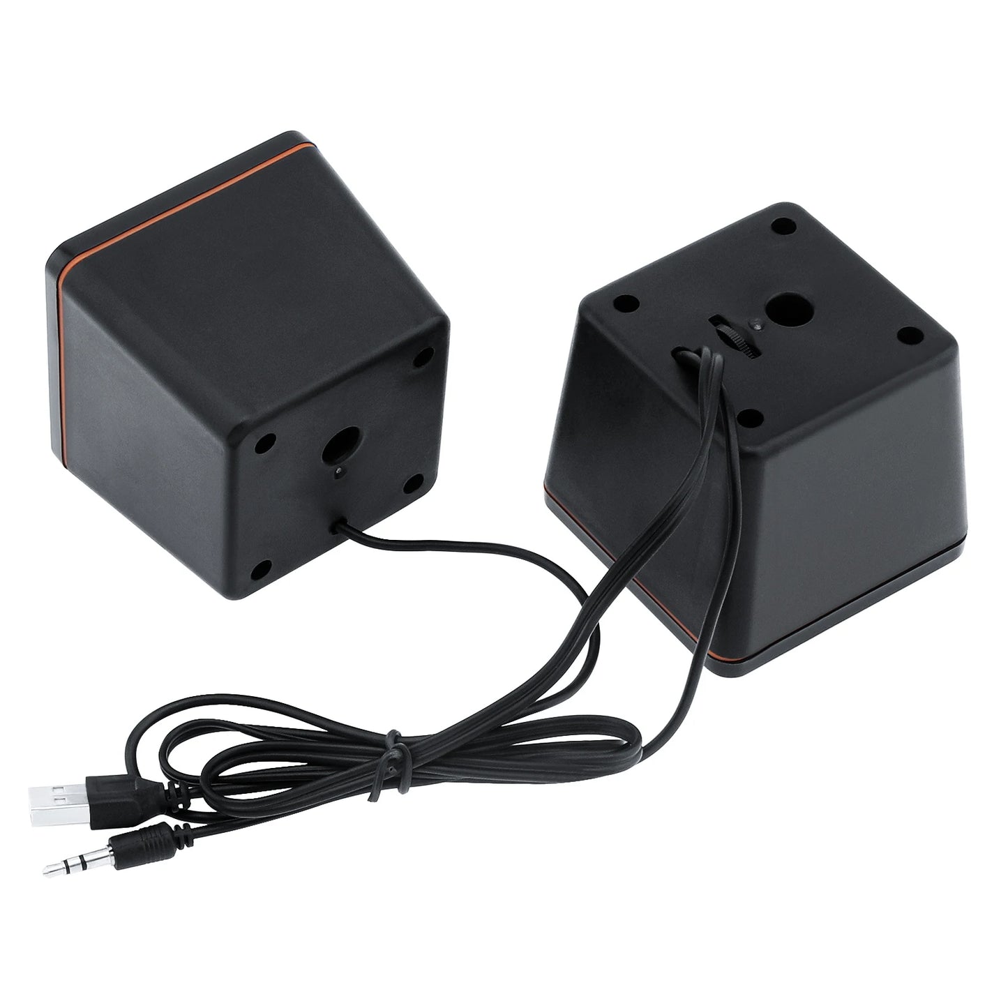 101Z 6W USB 2.0 Mini Draagbare Luidsprekers Computer Soundbox met 3,5mm Stereo Jack en USB-voeding voor PC Laptop Smartphone