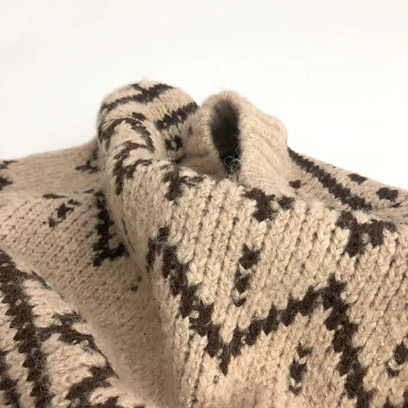New Autumn Kids Sweater Girls Boys Thicken Stripe Knitted Sweater Children Tops 1-6 Unisex