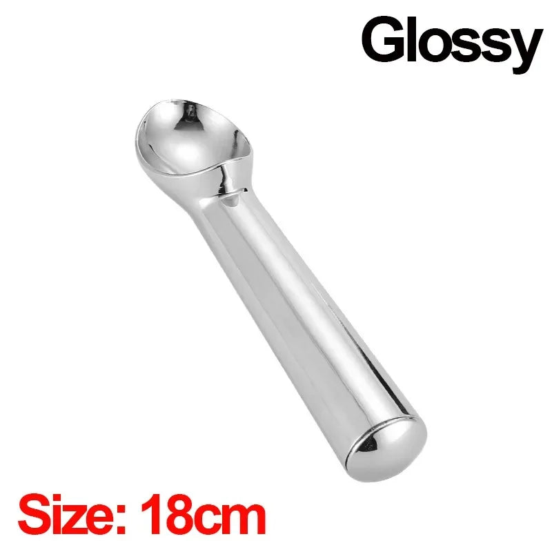 1/2PCS Non-stick Ice Cream Spoons Stainless Steel Fruit Ice Ball Making Tools Handled Dessert Digging Scoop Kitchen Bar Gadgets