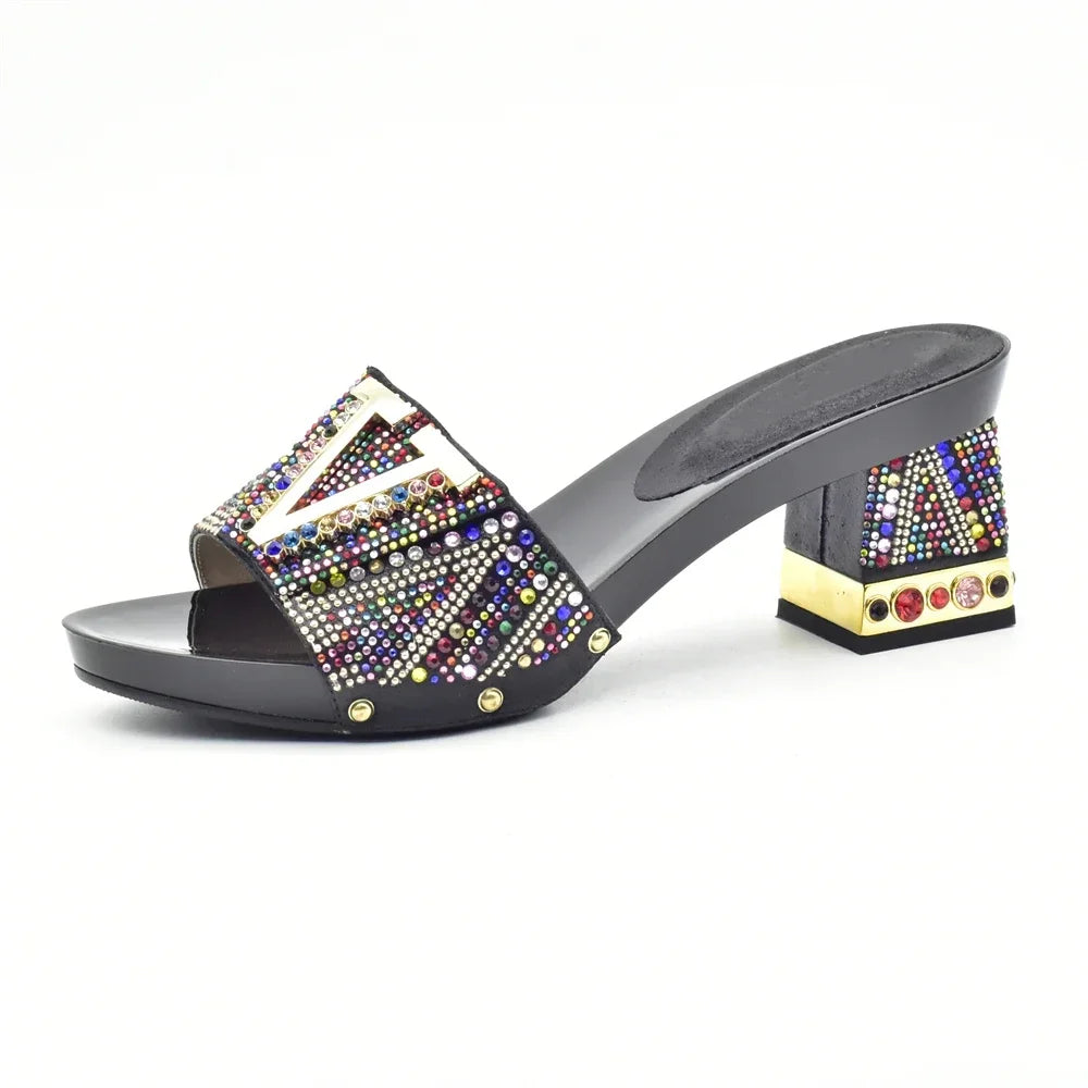 Italian Shoes with Matching Bags for Wedding Italy Shoe and Bag Set In New 2025 Nigerian Shoes and Matching Bags